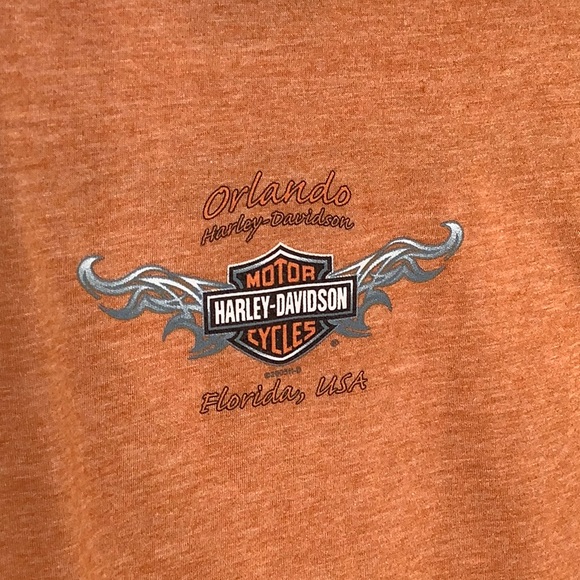 Harley Davidson Flying Eagle Crystal embellished SS t shirt size Medium - Picture 4 of 11